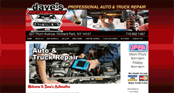 Desktop Screenshot of davesautomotiveorchardpark.com